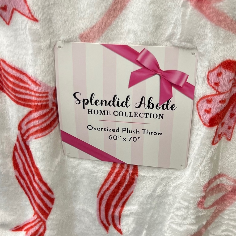 Coquette bow blanket